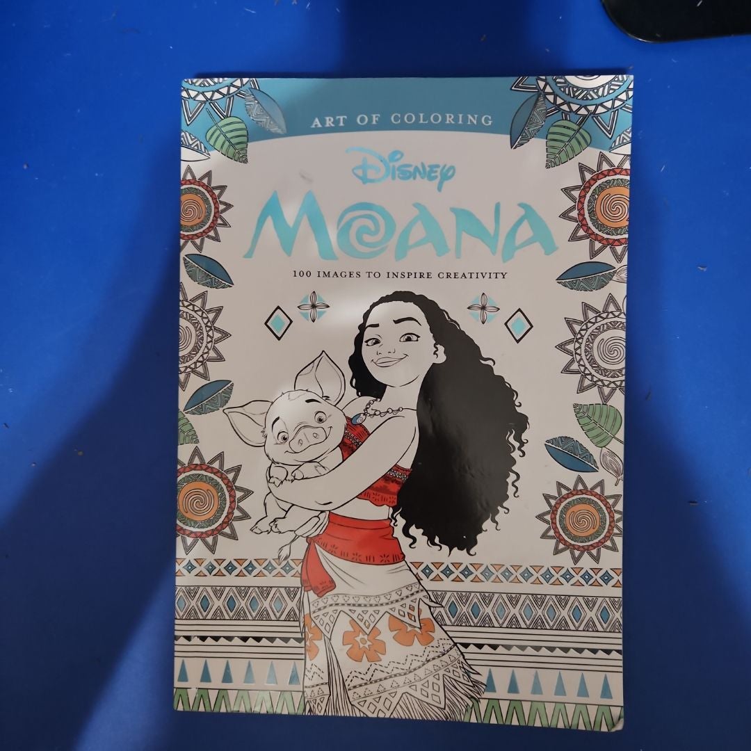Art of Coloring: Moana by Disney Books