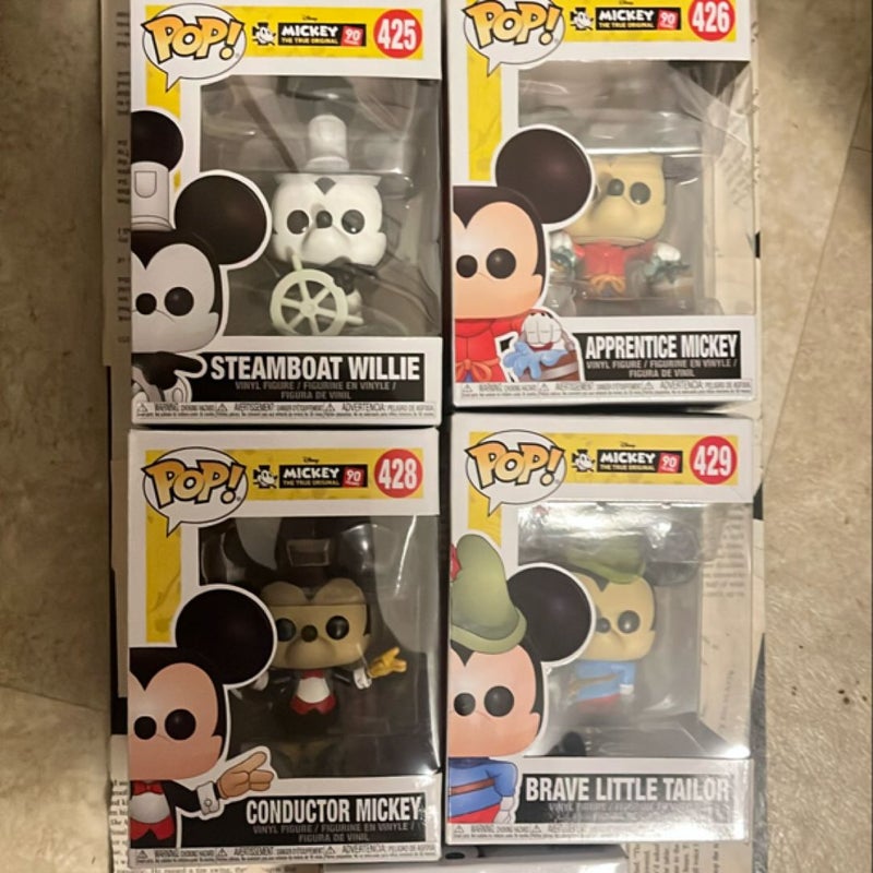 MICKEY 90 YEARS SET - 5 