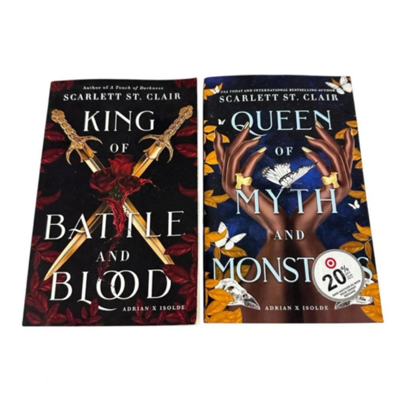 Adrian X Isolde King of Battle and Blood / Queen of Myth and Monster Scarlett