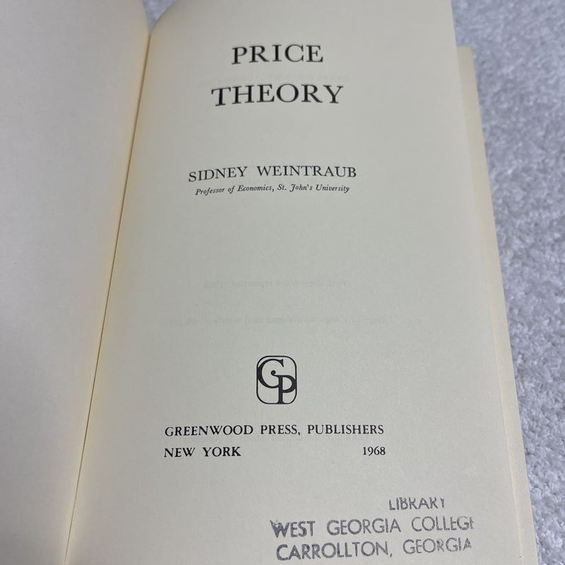 Price theory 