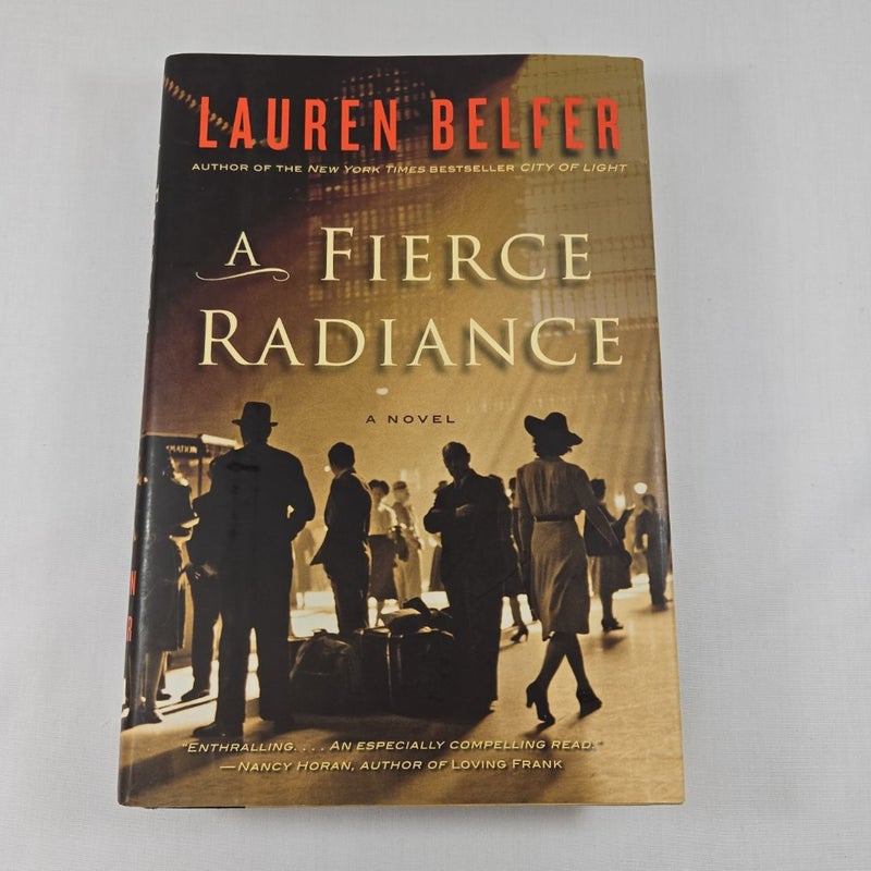 Lot of 2 - And After the Fire & A Fierce Radiance Books by Lauren Belfer