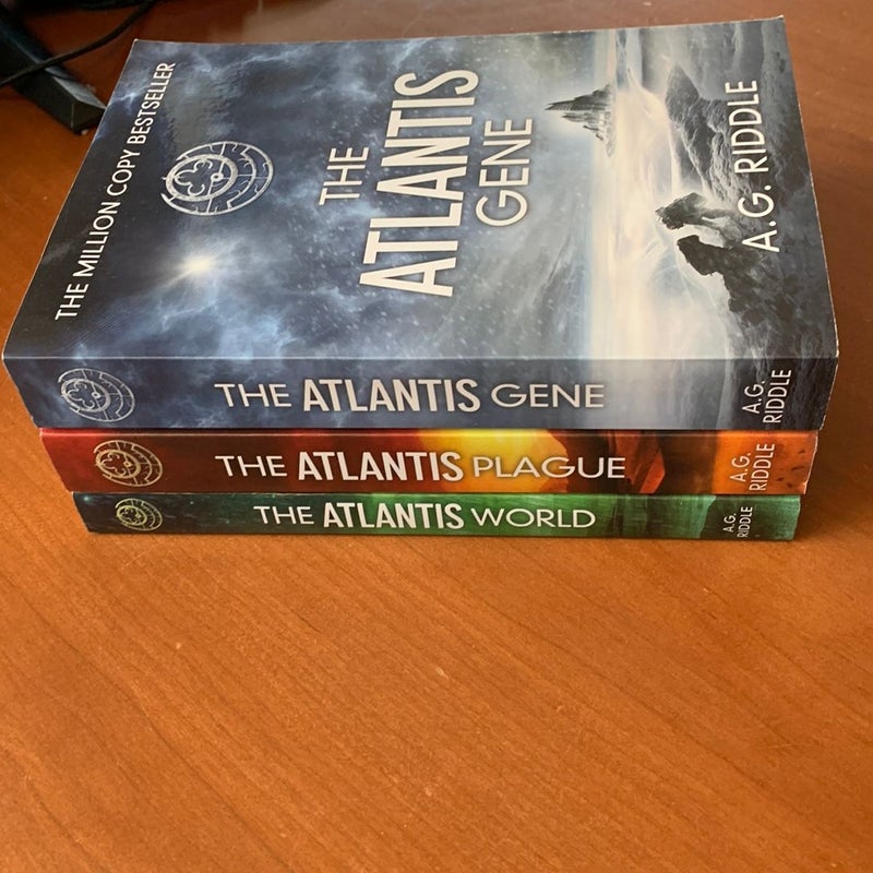 The Origin Mystery Books 1-3: The Atlantis Gene, The Atlantis Plague, The Atlantis World