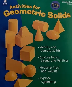 Activities for geometric solids￼