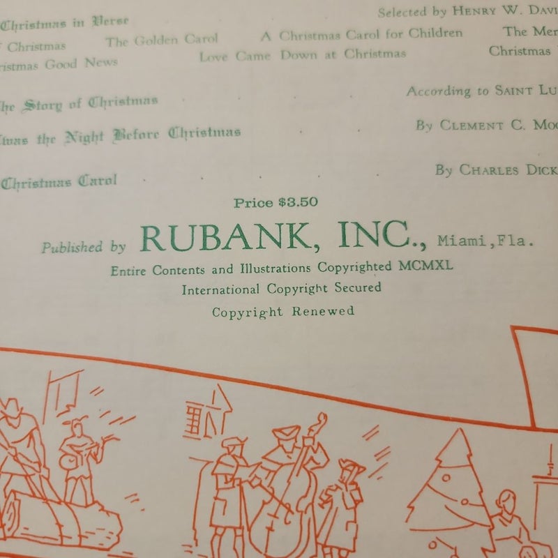 A Merry Christmas in Song Verse and Story (1940)