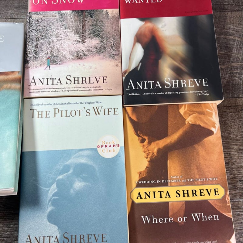 Anita Shreve Bundle of 5 