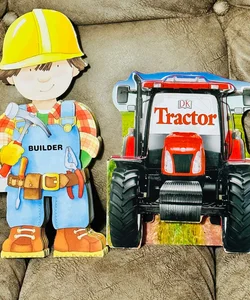 DK Tractor & Builder Board Book Bundle