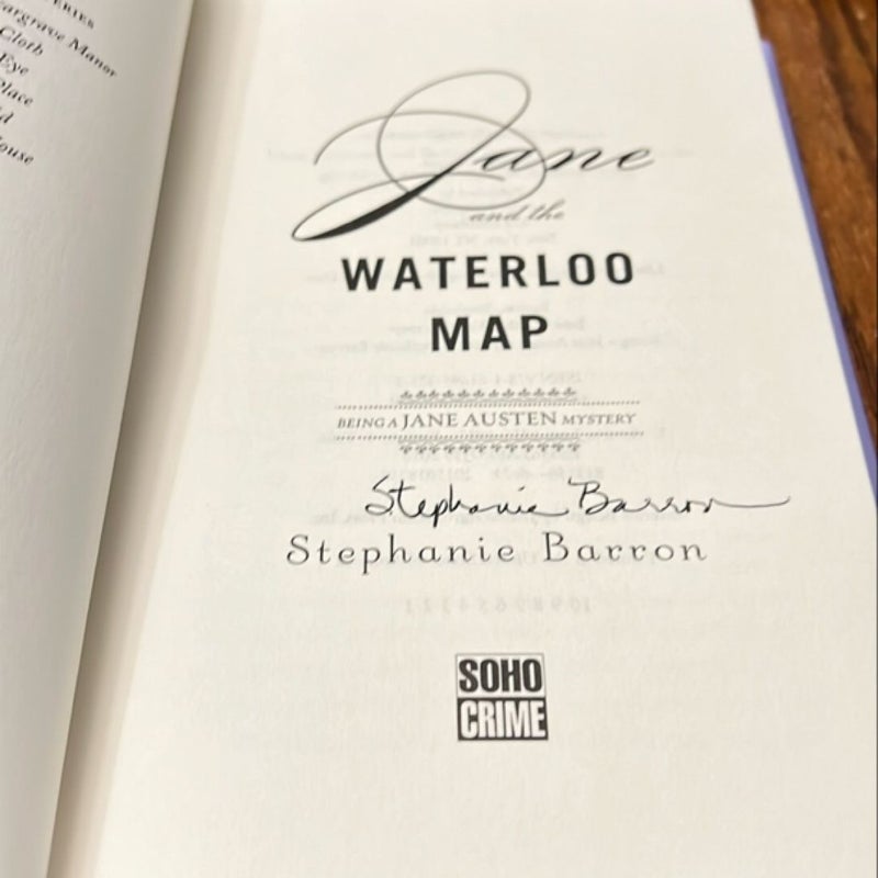 Jane and the Waterloo Map (signed by author)