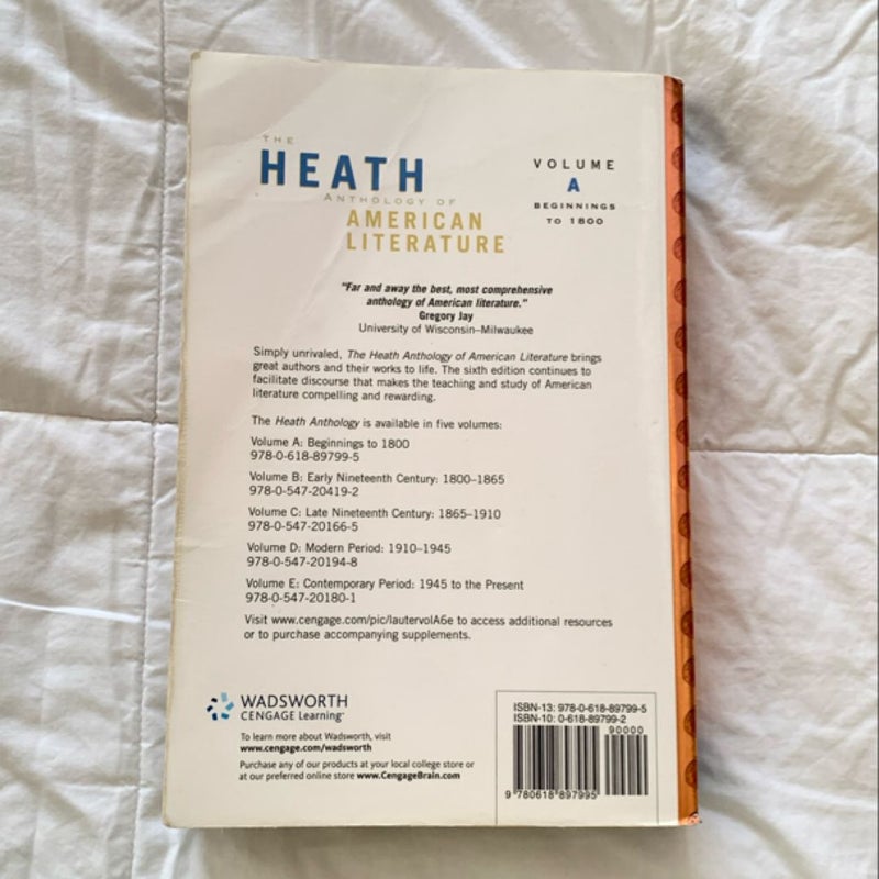 The Heath Anthology of American Literature