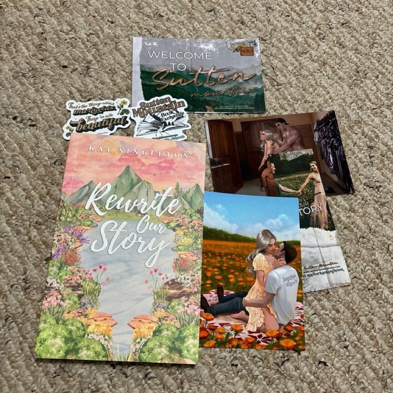 SIGNED Exclusive Kat Singleton Rewrite Our Story Sutten Mountain