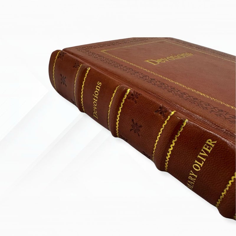 Devotions by Mary Oliver Leather-Bound