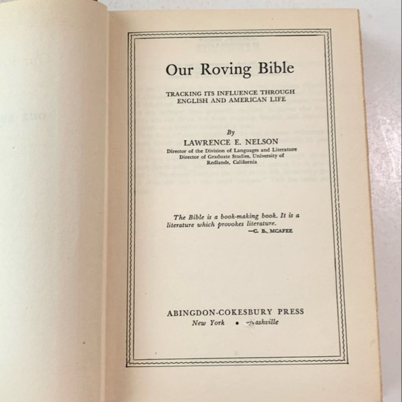 Our Roving Bible-1