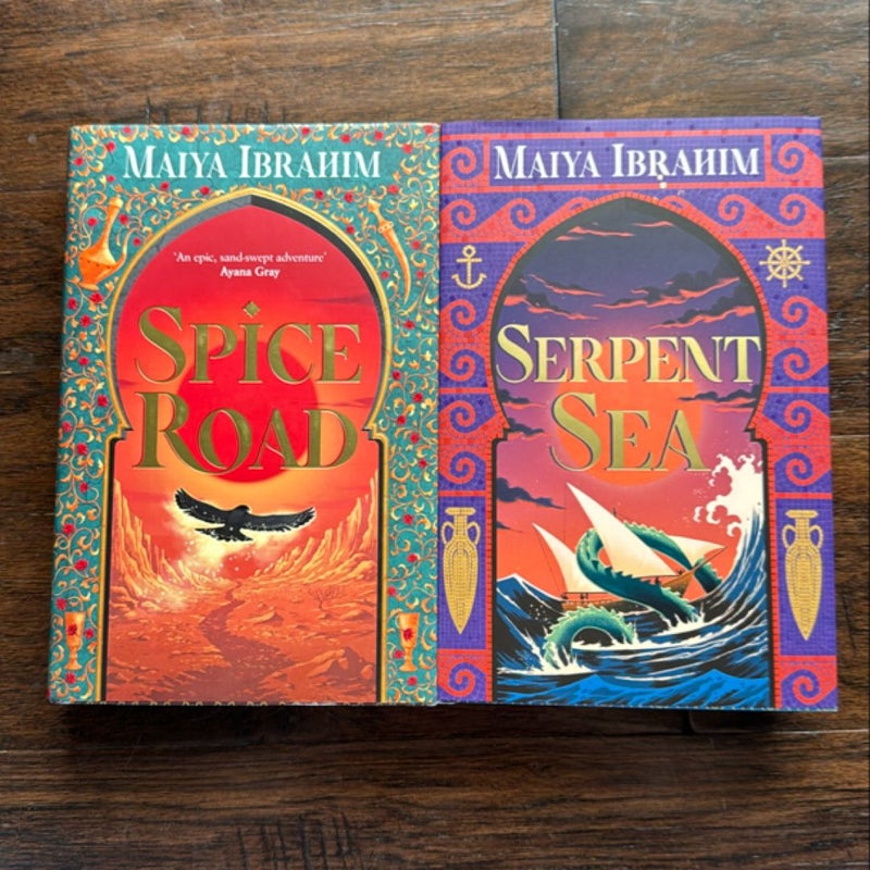 Spice Road and Serpent Sea - Fairyloot signed exclusive editions