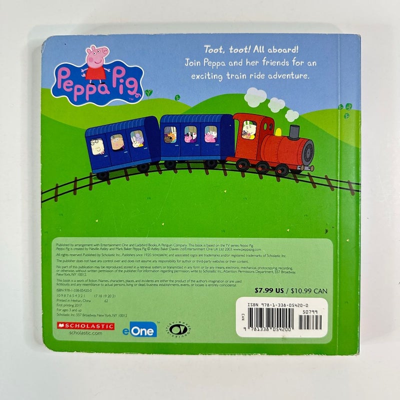 Peppa and the Big Train - Peppa Pig, Trains, Adventure