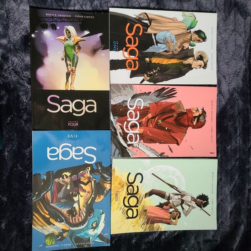 Saga Volumes 1-5