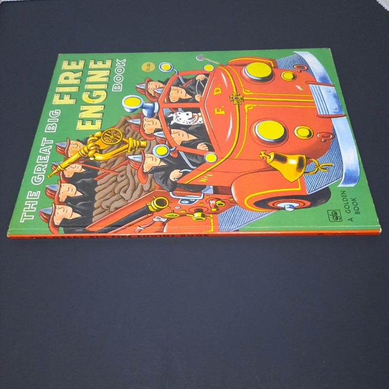 The Great Big Fire Engine Book 1974   A GOLDEN BOOK 