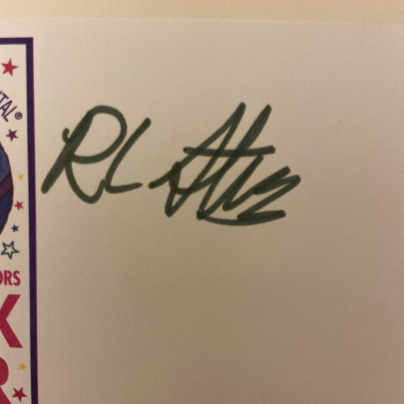 Goosebumps Reader Beware: Escape from the Carnival of Horrors (***SIGNED BY R.L. STINE, First Edition First Printing)