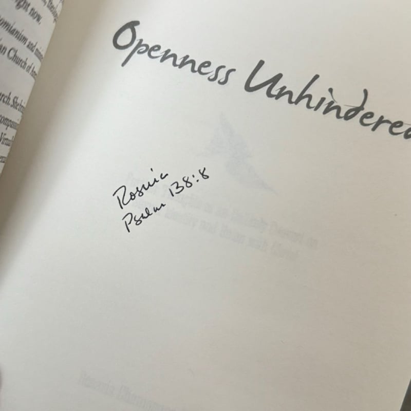 Openness Unhindered by Rosaria Butterfield, Paperback | Pangobooks