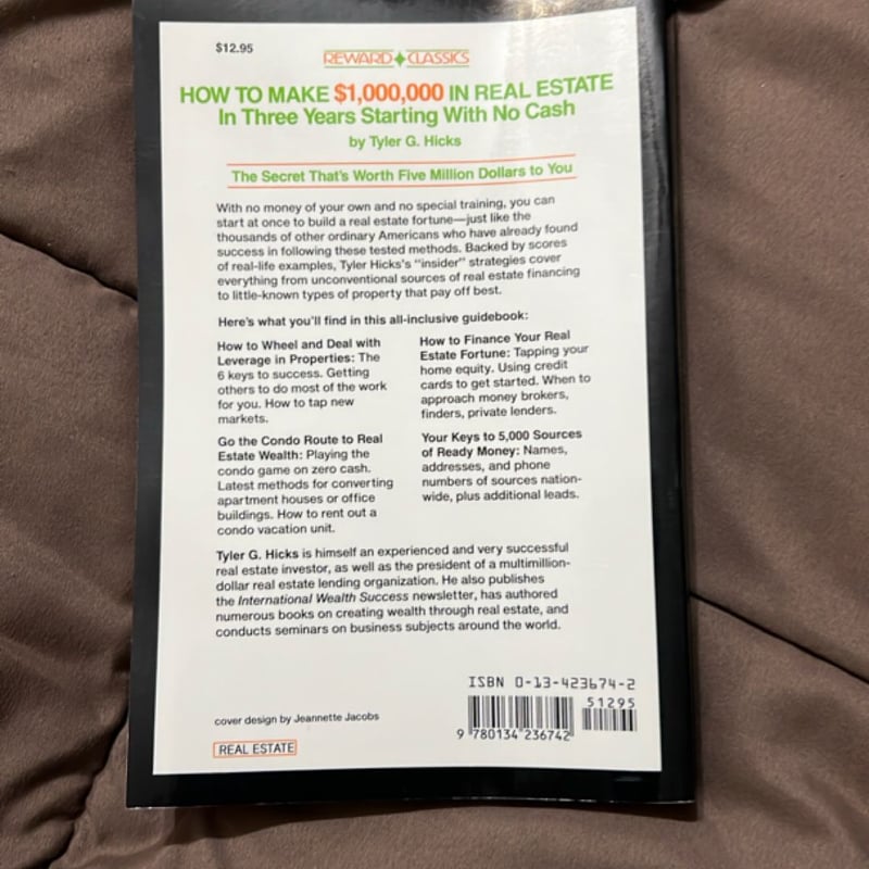 How to Make One Million Dollars in Real Estate in Three Years Starting with No Cash