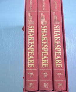 The Complete Illustrated Shakespeare Vol 1,2,3