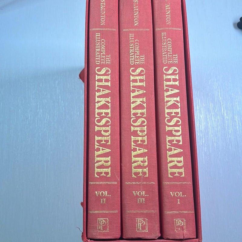 The Complete Illustrated Shakespeare Vol 1,2,3