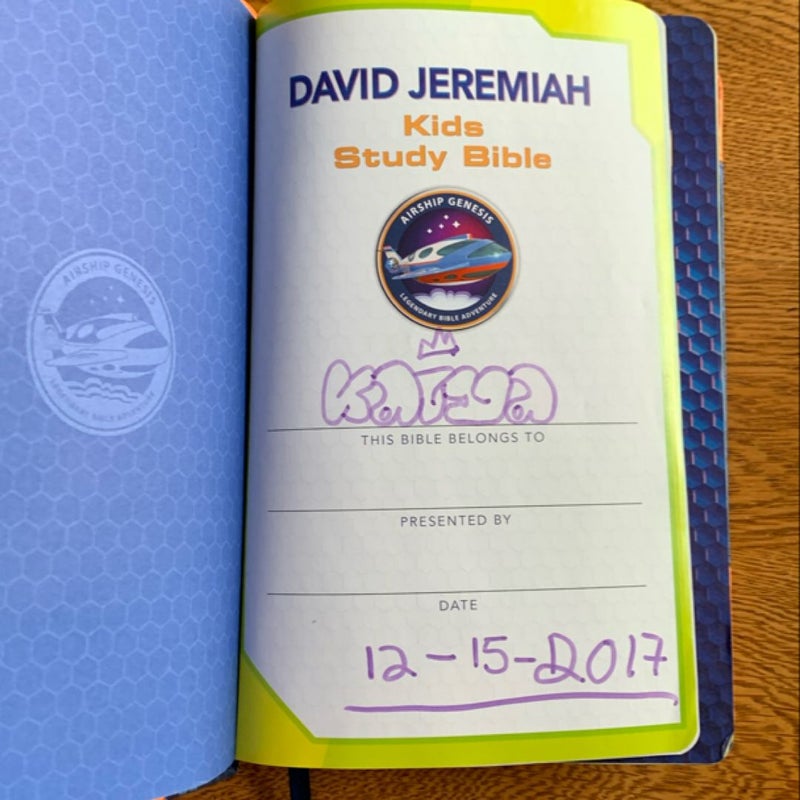 David Jeremiah Kids Study Bible New King James Version