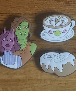 Legends and Lattes Croc Charms