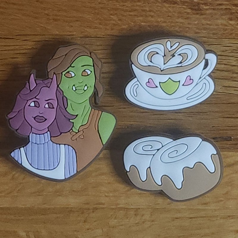 Legends and Lattes Croc Charms
