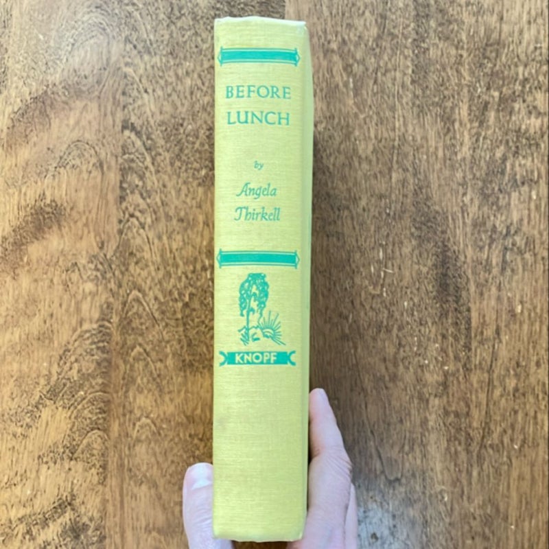 Before Lunch (1st American Edition)