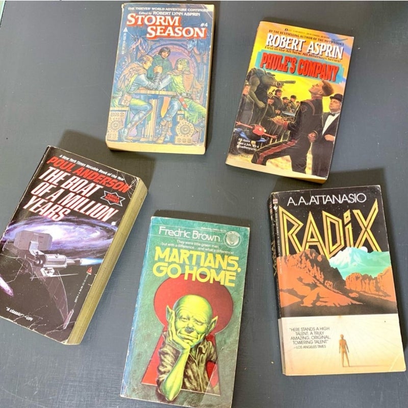 5 Classic Sci-Fi & Fantasy Books Bundle 