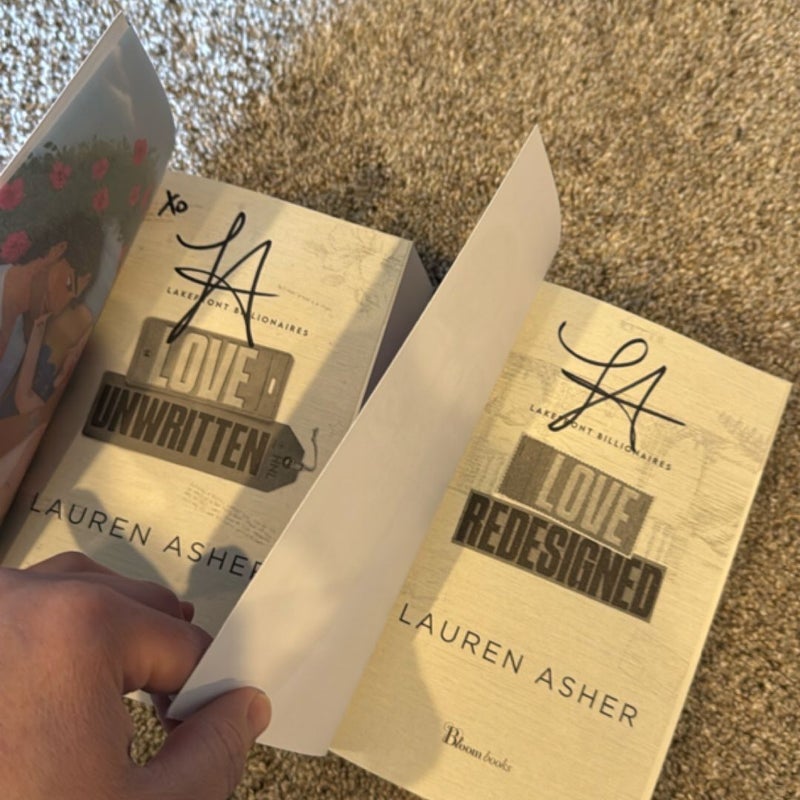 SIGNED Love Redesigned + Love Unwritten