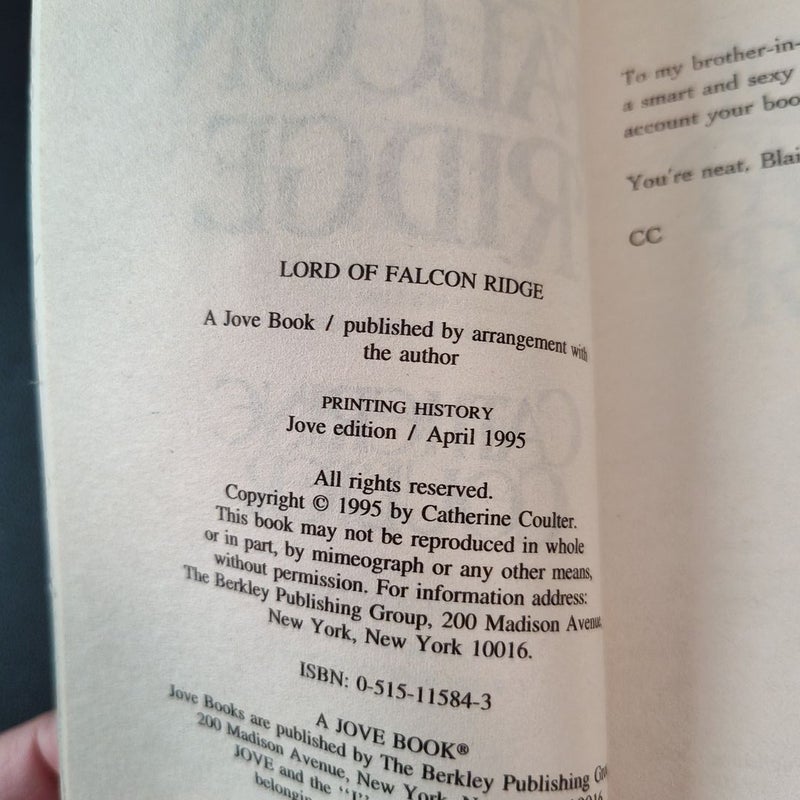 Lord of Falcon Ridge