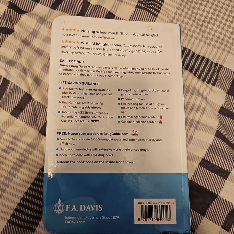 Davis's Drug Guide for Nurses