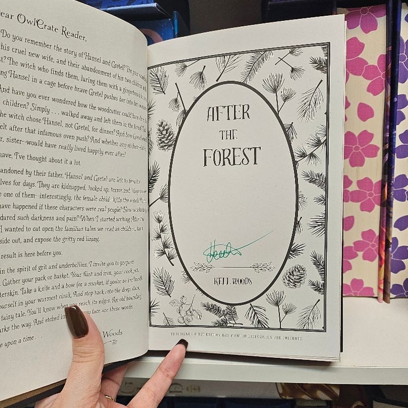 After The Forest Owlcrate first edition signed