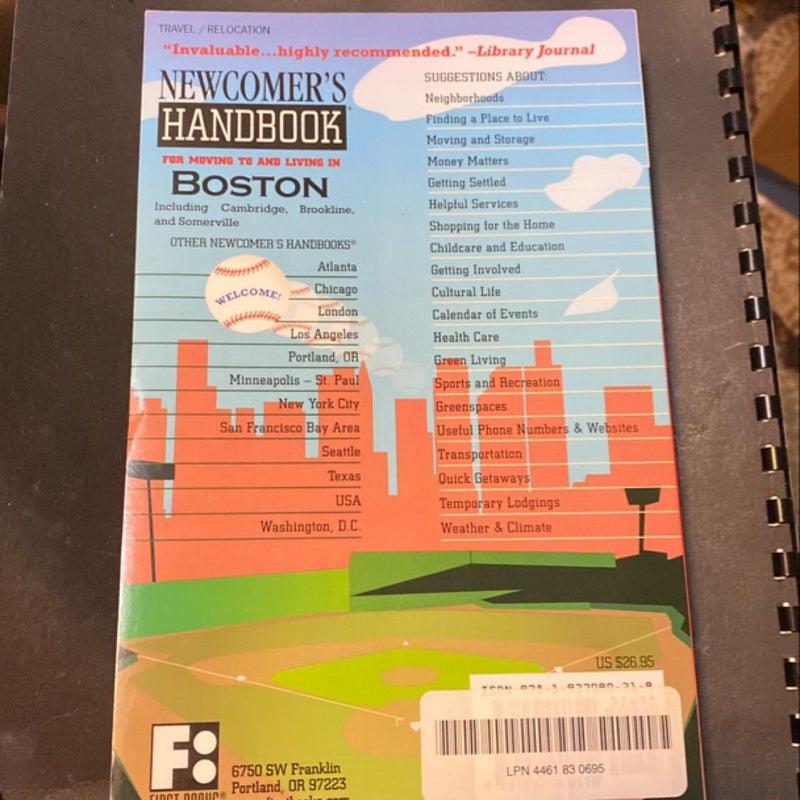 Newcomer's Handbook for Moving to and Living in Boston