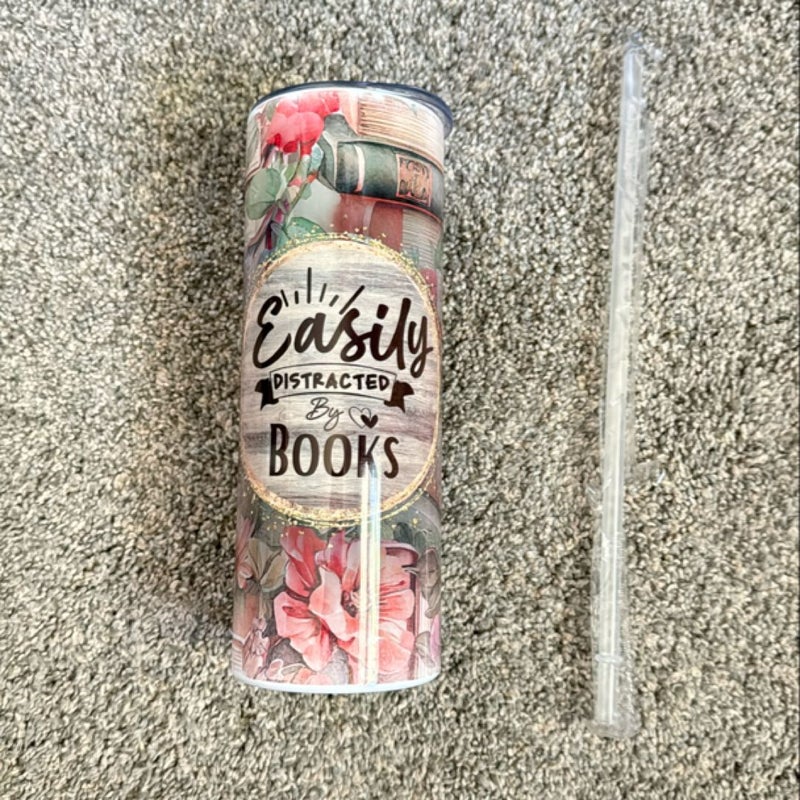 24oz book tumbler