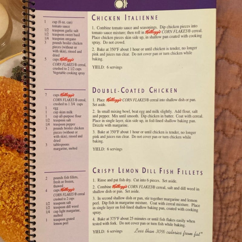 Kellogg’s Corn Flakes Cereal Recipe Collection