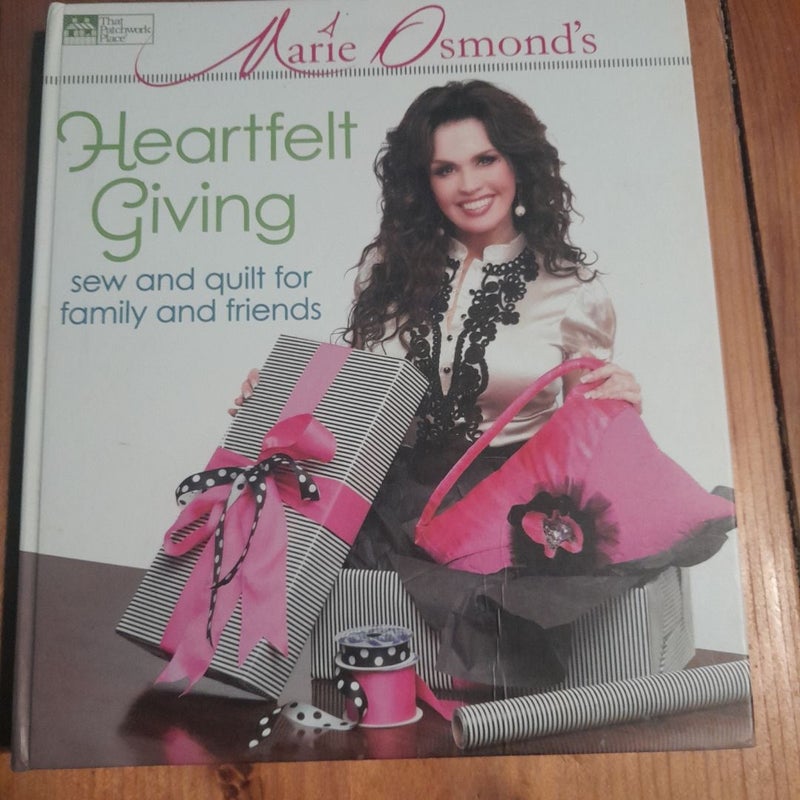 Marie Osmond's Heartfelt Giving