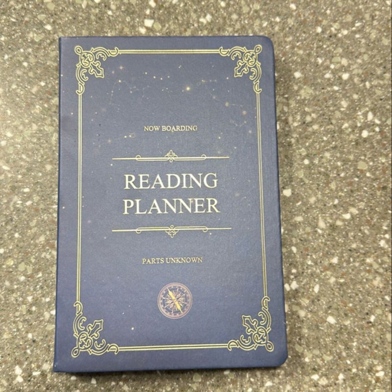 Owlcrate reading planner, Gilded edges