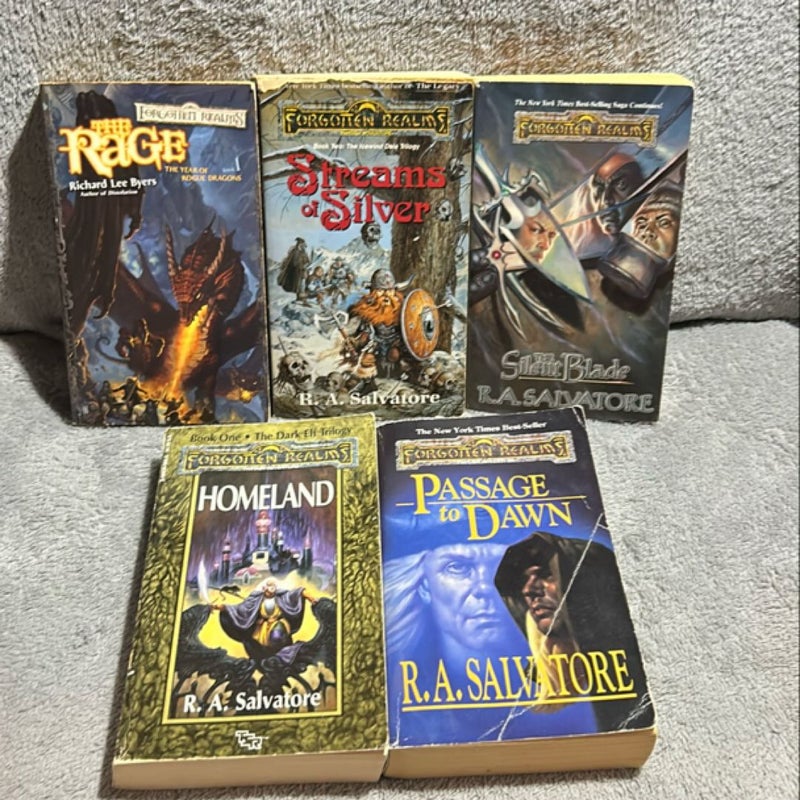 Lot of 5 Forgotten Realms Books