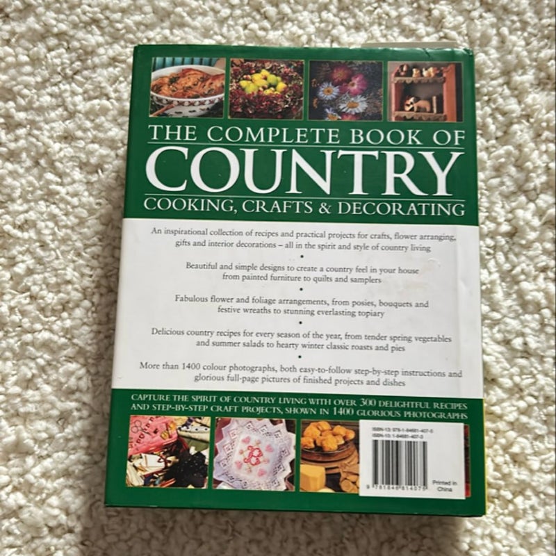 The Complete Book of Country Cooking, Crafts & Decorating