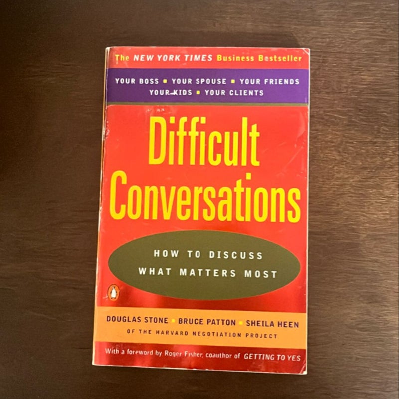 Difficult Conversations