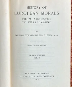 History of European Moral-set