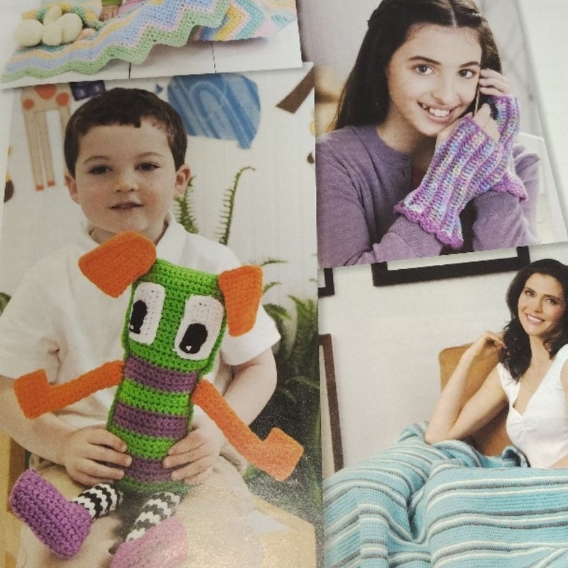 Learn Crochet by Susan Bates – 16 Easy Projects with Step-by-Step Photos