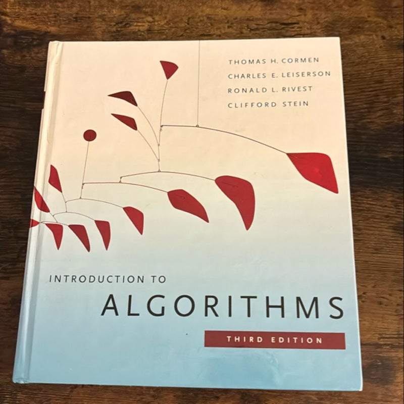 Introduction to Algorithms, Third Edition