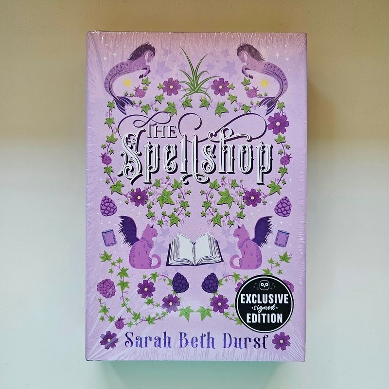 NEW The Spellshop Signed Owlcrate Exclusive First Edition