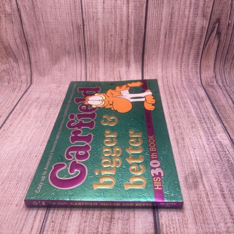 Vintage Garfield Bigger & Better 30th Book 1996