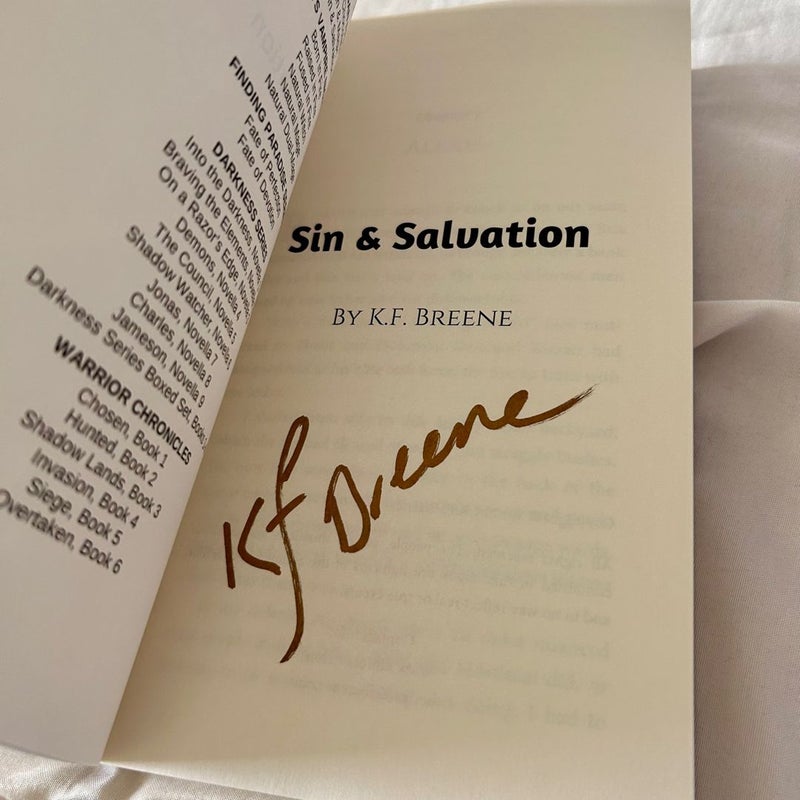 (ALL HAND SIGNED) Demigods of San Francisco Series (Sin & Chocolate; Sin & Magic; Sin & Salvation; Sin & Spirit; Sin & Lightning; Sin & Surrender)