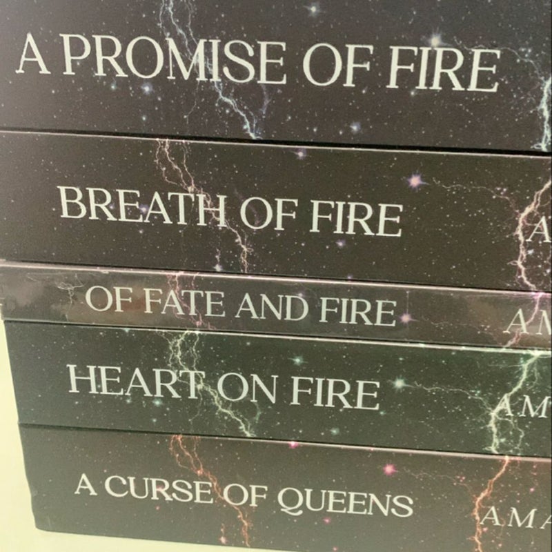 A Promise of Fire Series 1-4 + Novella