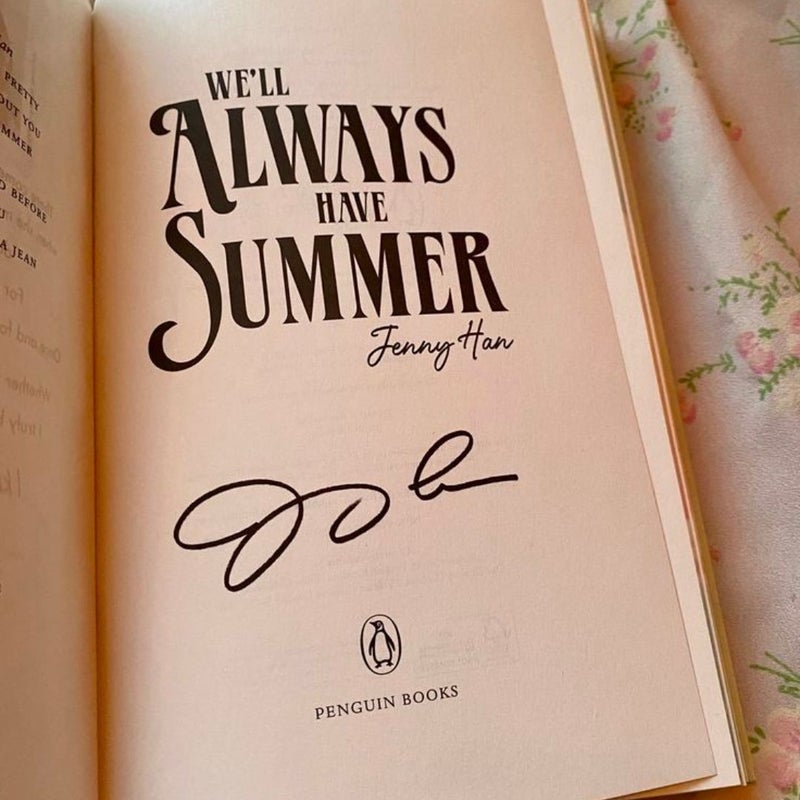 The Summer I Turned Pretty Signed Fairyloot Special Edition 