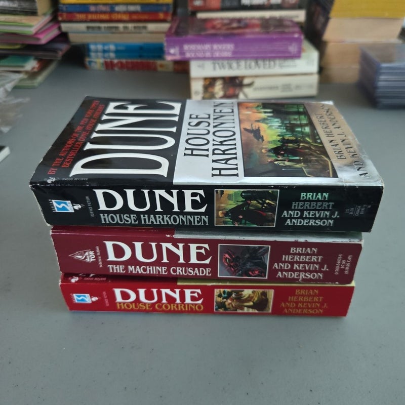 Lot of 3 Dune Books